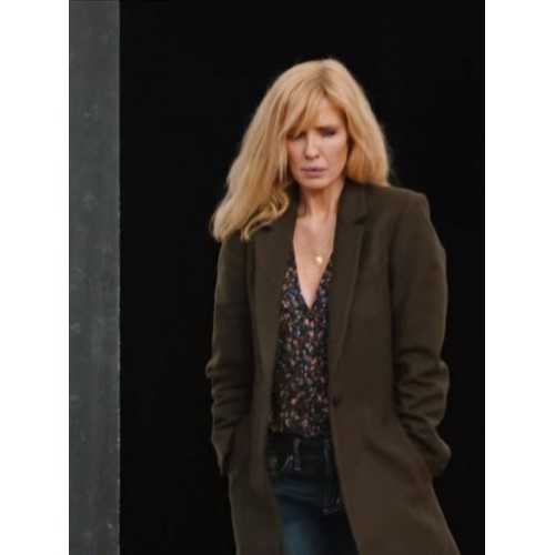 Yellowstone S04 Beth Dutton Green Coat